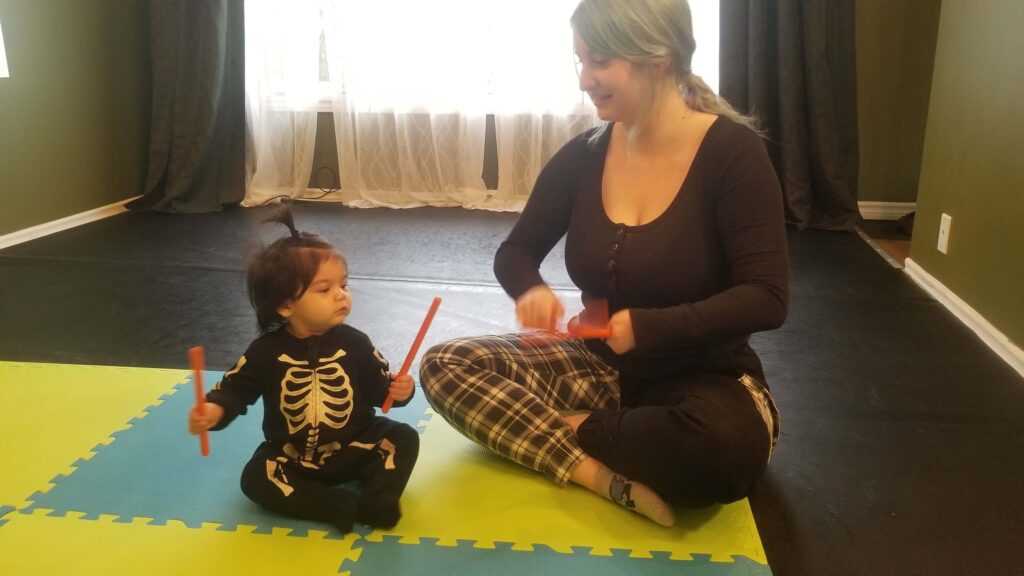 Jig Together baby and mom